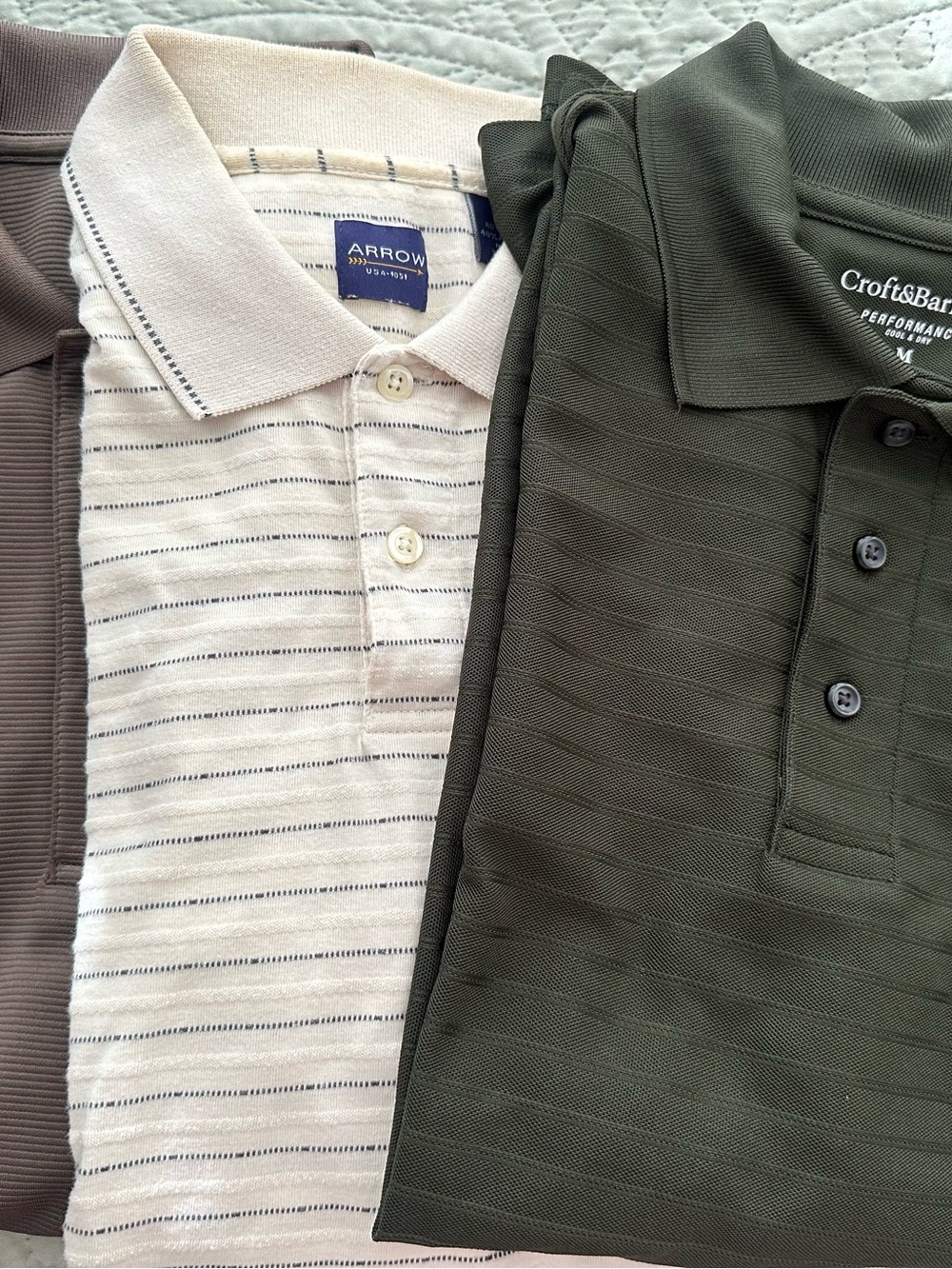 Men’s Sz Medium Assorted Set of 3 polo Shirts